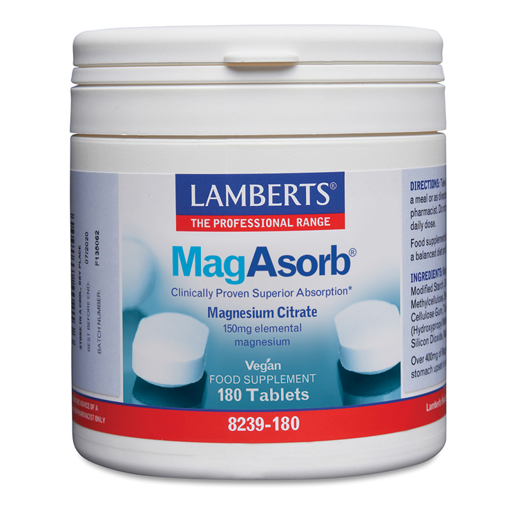 Lamberts MagAsorb 150mg 180 tabs